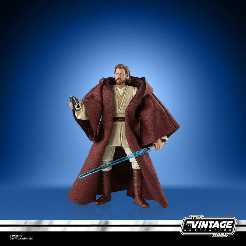 Star Wars Episode II Vintage Collection Action Figure 2022 Obi-Wan Kenobi 10 cm - immagine 2