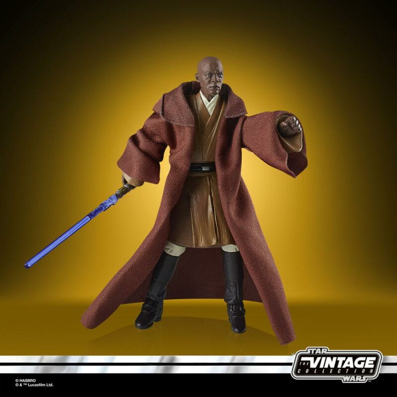 Star Wars Episode II Vintage Collection Action Figure 2022 Mace Windu 10 cm - immagine 3