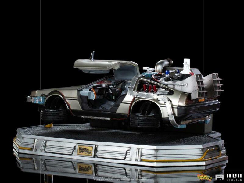 Back to the Future II Art Scale Statue 1/10 DeLorean 58 cm - immagine 7