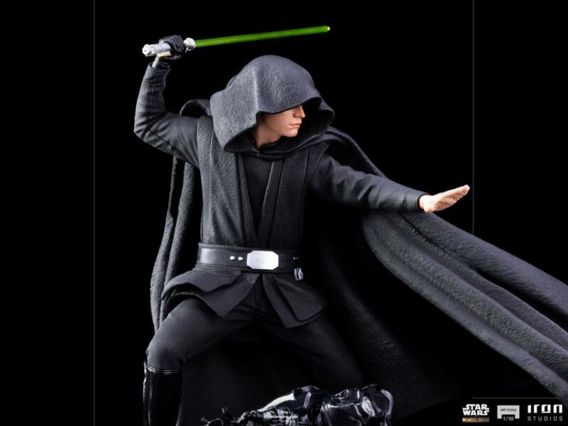 Star Wars The Mandalorian BDS Art Scale Statue 1/10 Luke Skywalker Combat Version 24 cm - immagine 3