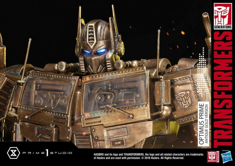 Transformers: G1 Statue Optimus Prime Antique Gold 58 cm - immagine 5