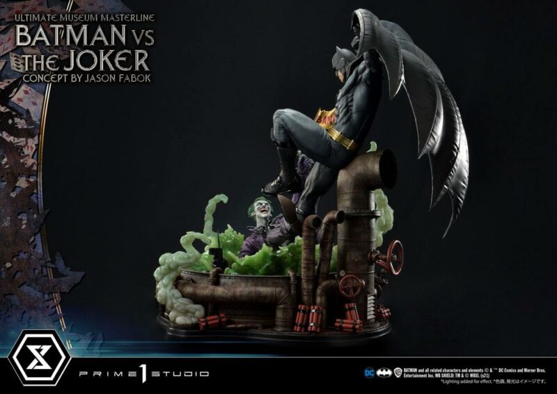 DC Comics Statue 1/3 Batman vs. The Joker by Jason Fabok 85 cm - immagine 4