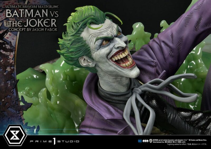 DC Comics Statue 1/3 Batman vs. The Joker by Jason Fabok 85 cm - immagine 6