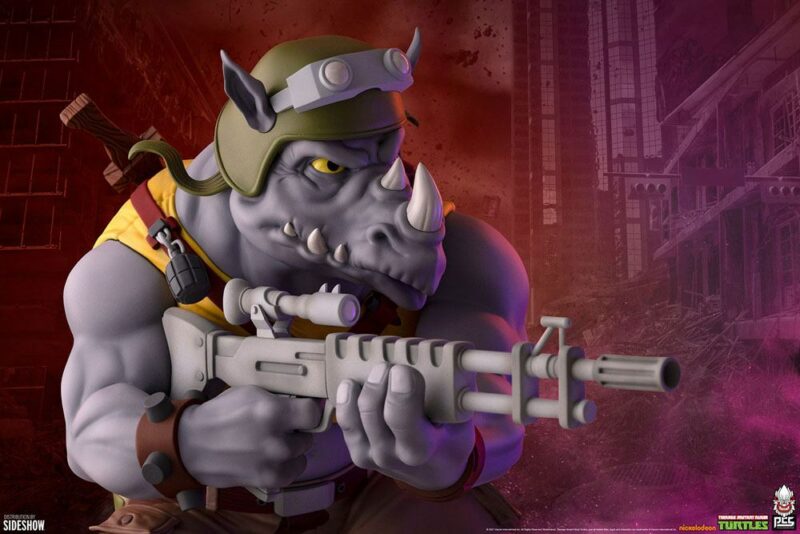 Teenage Mutant Ninja Turtles Statue 1/4 Rocksteady 41 cm - immagine 3