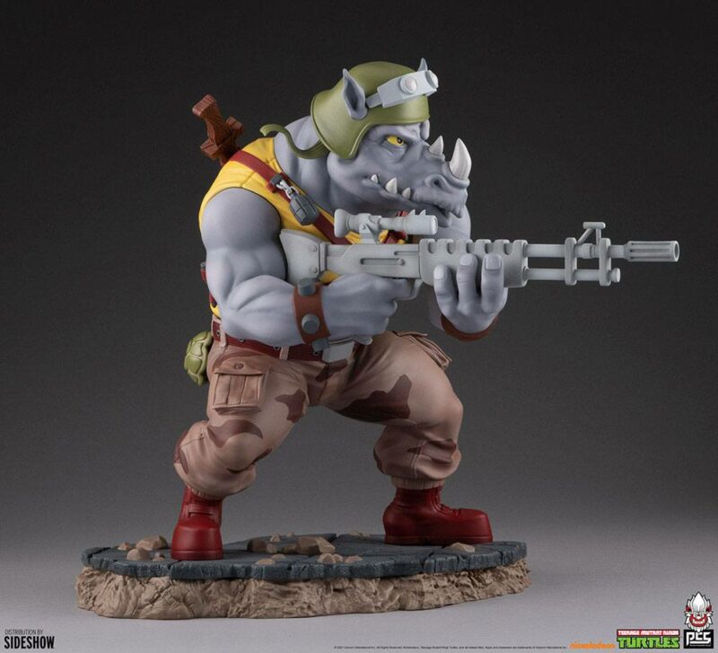 Teenage Mutant Ninja Turtles Statue 1/4 Rocksteady 41 cm - immagine 4