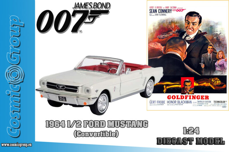 007 GOLDFINGER CONV MUSTANG 1:24 DIECAST