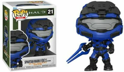 Halo Infinite POP! Games Vinyl Figures 9 cm Mark V [B] w/Blue Sword