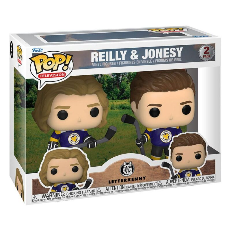 Letterkenny POP! TV Vinyl Figures 2-Pack Reilly & Jonesy in Jerseys 10 cm