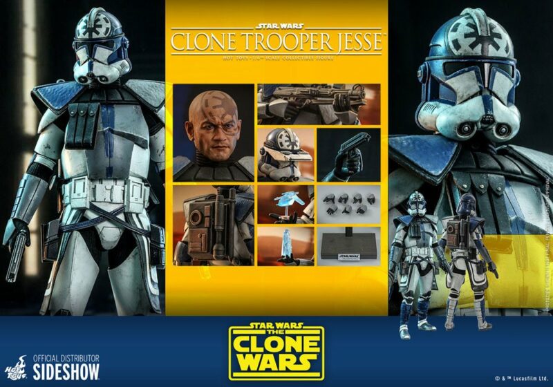 Star Wars The Clone Wars Action Figure 1/6 Clone Trooper Jesse 30 cm - immagine 6