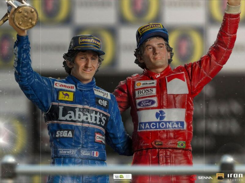Ayrton Senna Deluxe Art Scale Statue 1/10 Alain Prost & Ayrton Senna (The Last Podium 1993) 27 cm - immagine 6