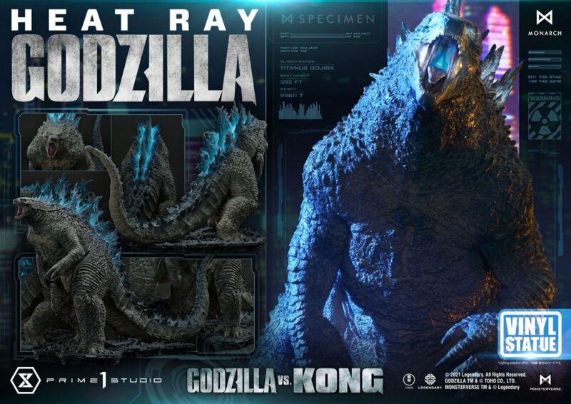 Godzilla vs. Kong Vinyl Statue Heat Ray Godzilla 42 cm - immagine 7