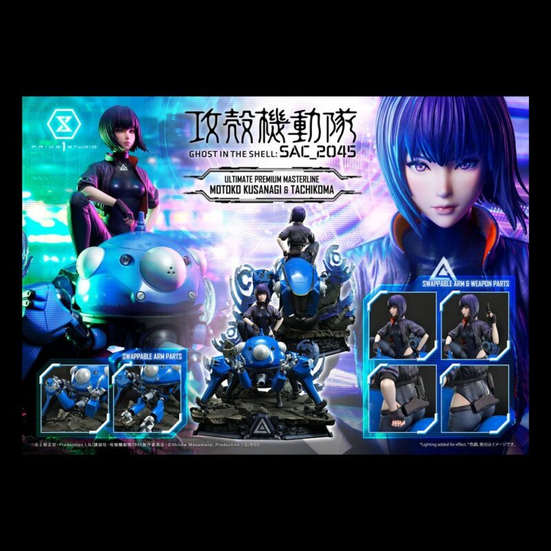 Ghost in the Shell: SAC_2045 Statue 1/4 Motoko Kusanagi and Tachikoma (Bonus Version) 50 cm - immagine 4