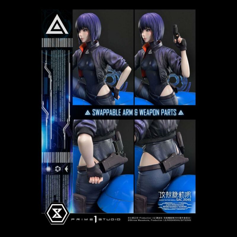 Ghost in the Shell: SAC_2045 Statue 1/4 Motoko Kusanagi and Tachikoma (Bonus Version) 50 cm - immagine 5