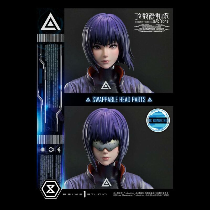Ghost in the Shell: SAC_2045 Statue 1/4 Motoko Kusanagi and Tachikoma (Bonus Version) 50 cm - immagine 6