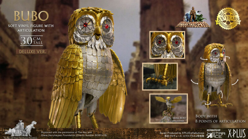 Clash of the Titans Gigantic Soft Vinyl Statue Ray Harryhausens Bubo Deluxe Ver. 30 cm