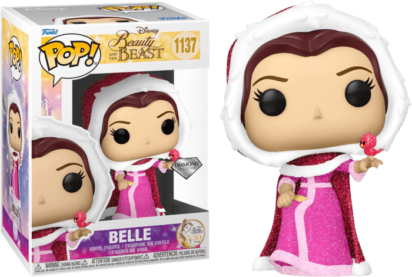 Beauty and the Beast POP! Movies Vinyl Figure Winter Belle Diamond Collection 9 cm