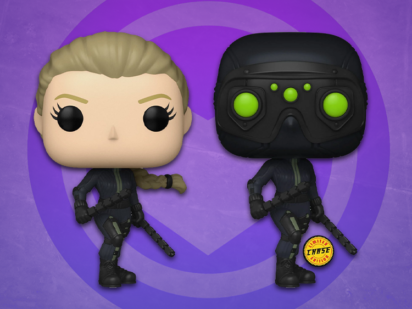Hawkeye POP! Heroes Vinyl Figures 9 cm Yelena Assortment (2)