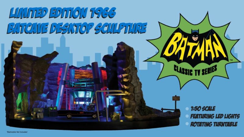 Batman 1966 TV Series Desktop Sculpture Batcave 46 x 23 cm - immagine 6