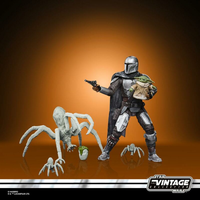 Star Wars: The Mandalorian Vintage Collection Action Figure 2021 The Mandalorian & Grogu (Maldo Kreis) 10 cm - immagine 2