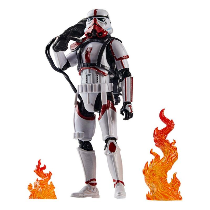 Star Wars: The Mandalorian Vintage Collection Action Figure 2022 Incinerator Trooper & Grogu 10 cm - immagine 2