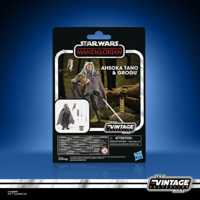 Star Wars: The Mandalorian Vintage Collection Action Figure 2022 Ahsoka Tano & Grogu 10 cm