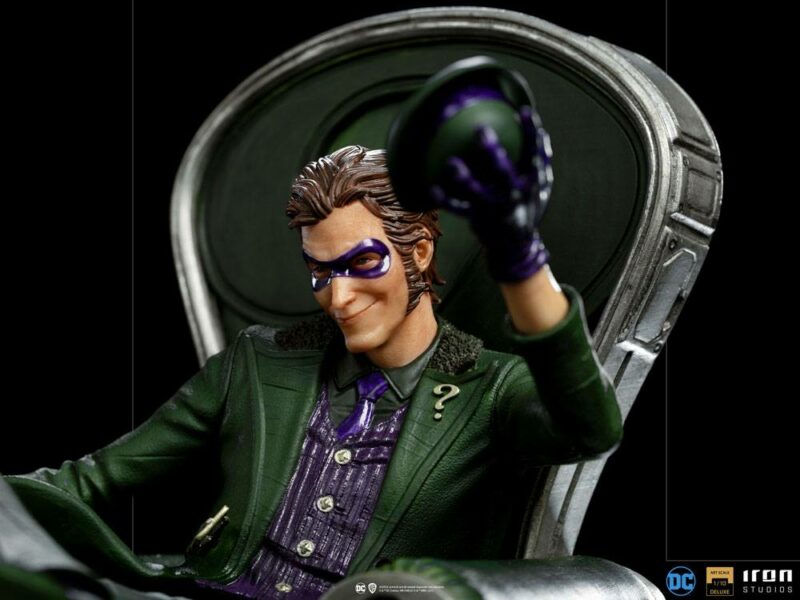 DC Comics Deluxe Art Scale Statue 1/10 The Riddler 24 cm - immagine 4