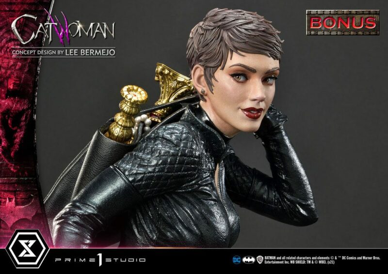 DC Comics Statue 1/3 Catwoman Deluxe Bonus Version Concept Design by Lee Bermejo 69 cm - immagine 3