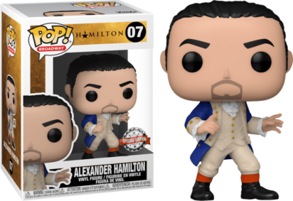 Hamilton POP! Broadway Vinyl Figure Alexander Hamilton with Blue Coat Limited 9 cm