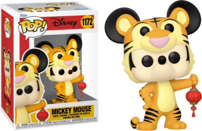 Disney POP! Vinyl Figure Mickey Mouse Year of the Tiger 2022 Limited 9 cm
