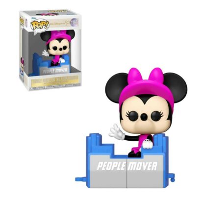 Walt Disney Word 50th Anniversary POP! Disney Vinyl Figure People Mover Minnie 9 cm