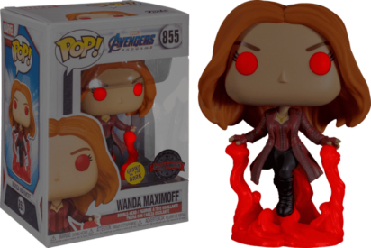 Avengers 4: Endgame POP! Vinyl Figure Wanda Maximoff Glow in the Dark Limited 9 cm