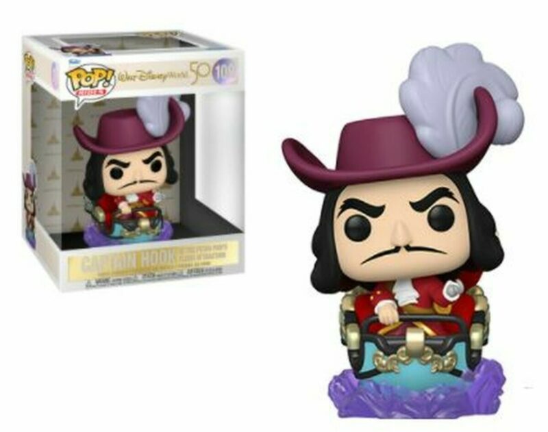 Walt Disney Word 50th Anniversary POP! Rides Vinyl Figure Hook on Peter Pan Flight 15 cm