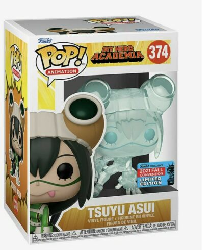 My Hero Academia POP! Animation Vinyl Figure Tsuyu Asui Clear Limited 9 cm (2021 Fall Convention Exclusive)