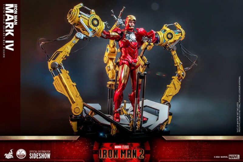 Iron Man 2 Action Figure 1/4 Iron Man Mark IV 49 cm - immagine 6
