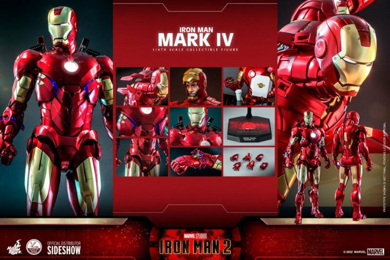 Iron Man 2 Action Figure 1/4 Iron Man Mark IV 49 cm - immagine 4