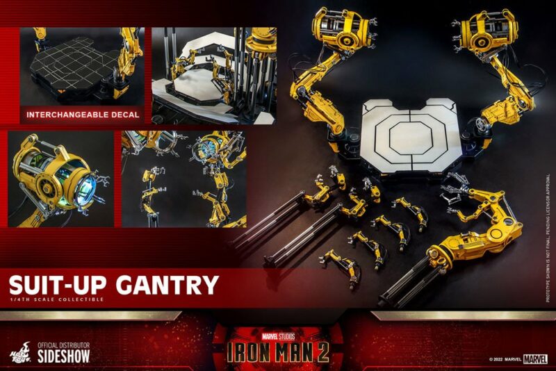 Iron Man 2 Accessories Collection Series Iron Man Suit-Up Gantry - immagine 4