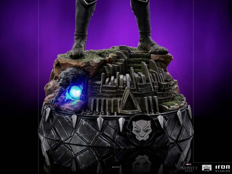 The Infinity Saga Art Scale Statue 1/10 Black Panther Deluxe 25 cm - immagine 3