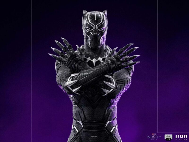 The Infinity Saga Art Scale Statue 1/10 Black Panther Deluxe 25 cm - immagine 5