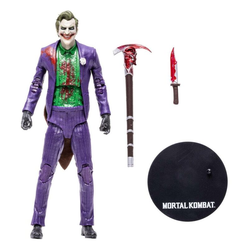 Mortal Kombat 11 Action Figure The Joker (Bloody) 18 cm - immagine 2