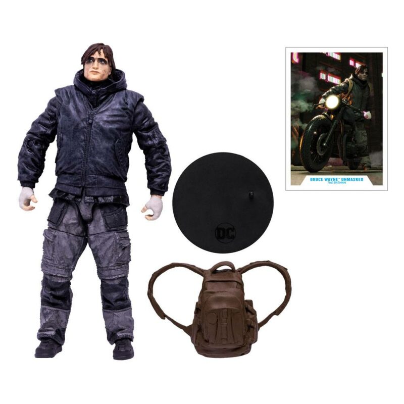 DC Multiverse Action Figure Bruce Wayne Drifter Unmasked 18 cm - immagine 2