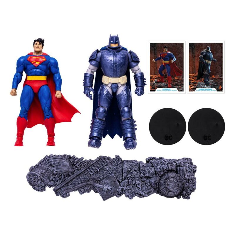 DC Action Figure Collector Multipack Superman vs. Armored Batman 18 cm - immagine 4