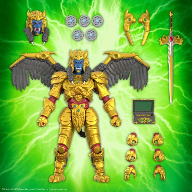 Mighty Morphin Power Rangers Ultimates Action Figure Goldar 20 cm - immagine 2