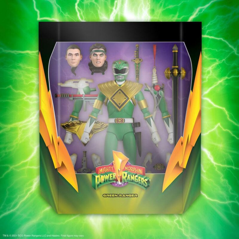 Mighty Morphin Power Rangers Ultimates Action Figure Green Ranger 18 cm