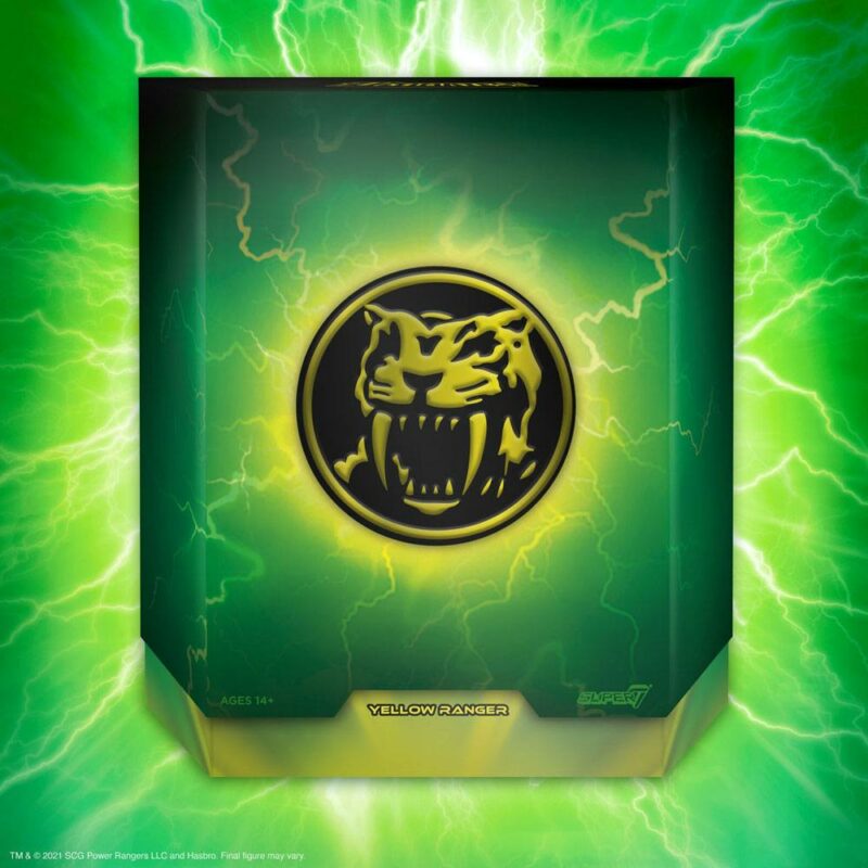 Mighty Morphin Power Rangers Ultimates Action Figure Yellow Ranger 18 cm - immagine 4