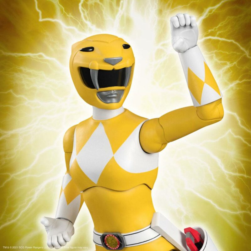Mighty Morphin Power Rangers Ultimates Action Figure Yellow Ranger 18 cm - immagine 2