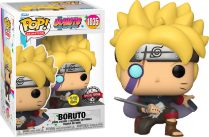 Boruto: Naruto Next Generations POP! Animation Vinyl Figure Boruto with Marks Glow in the Dark Limited 9 cm
