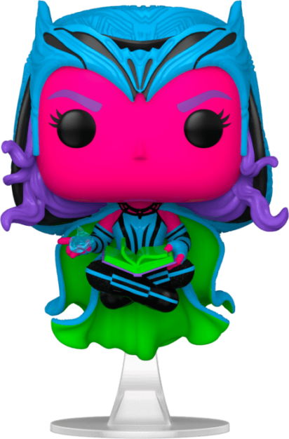 Wandavision Pop! Vinyl Figure Scarlet Witch with Darkhold Book Blacklight Limited 9 cm