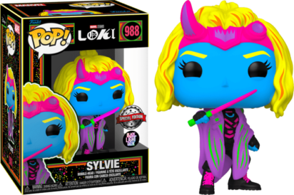 Loki (2021) Pop! Vinyl Figure Sylvie Blacklight Limited 9 cm