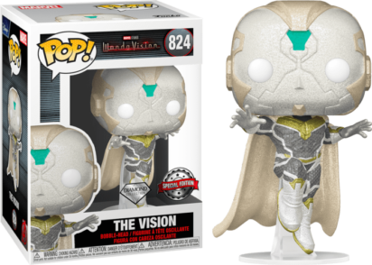 WandaVision POP! TV Vinyl Figure The Vision Diamond Glitter Limited 9 cm