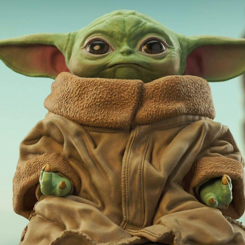 Star Wars The Mandalorian Milestones Statue 1/6 Grogu on Seeing Stone 20 cm - immagine 4